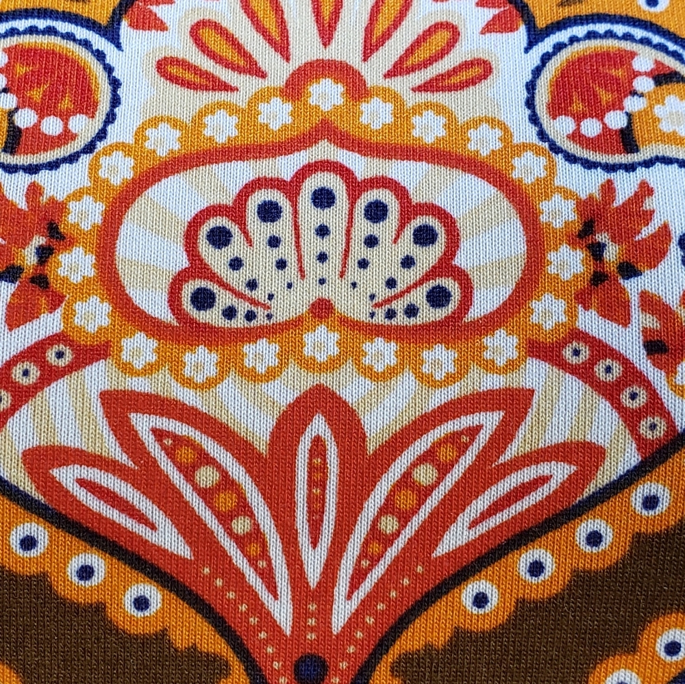 XXS women LULAROE Julia print stretch knit dress - Picture 8 of 8